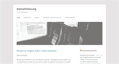 Desktop Screenshot of manuelmeza.org